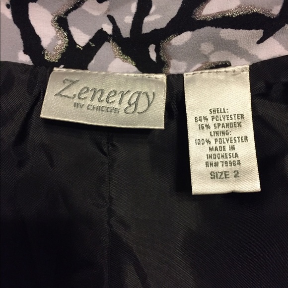 Zenergy by Chico’s trench coat. Size 2 (12) - Picture 5 of 7